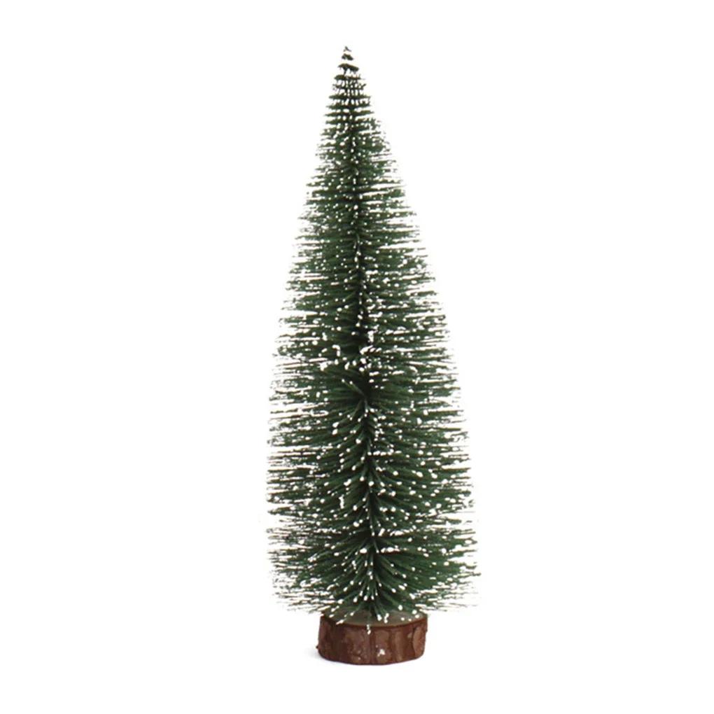 Mini Pine Christmas Tree Artificial Tabletop Decorations Festival Plastic Miniature Trees 2026 New Year Decorations for Xmas