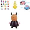Bunte umweltfreundliche Peppa Pig Familie Freunde Actionfiguren für Kinder 25-teiliges Set