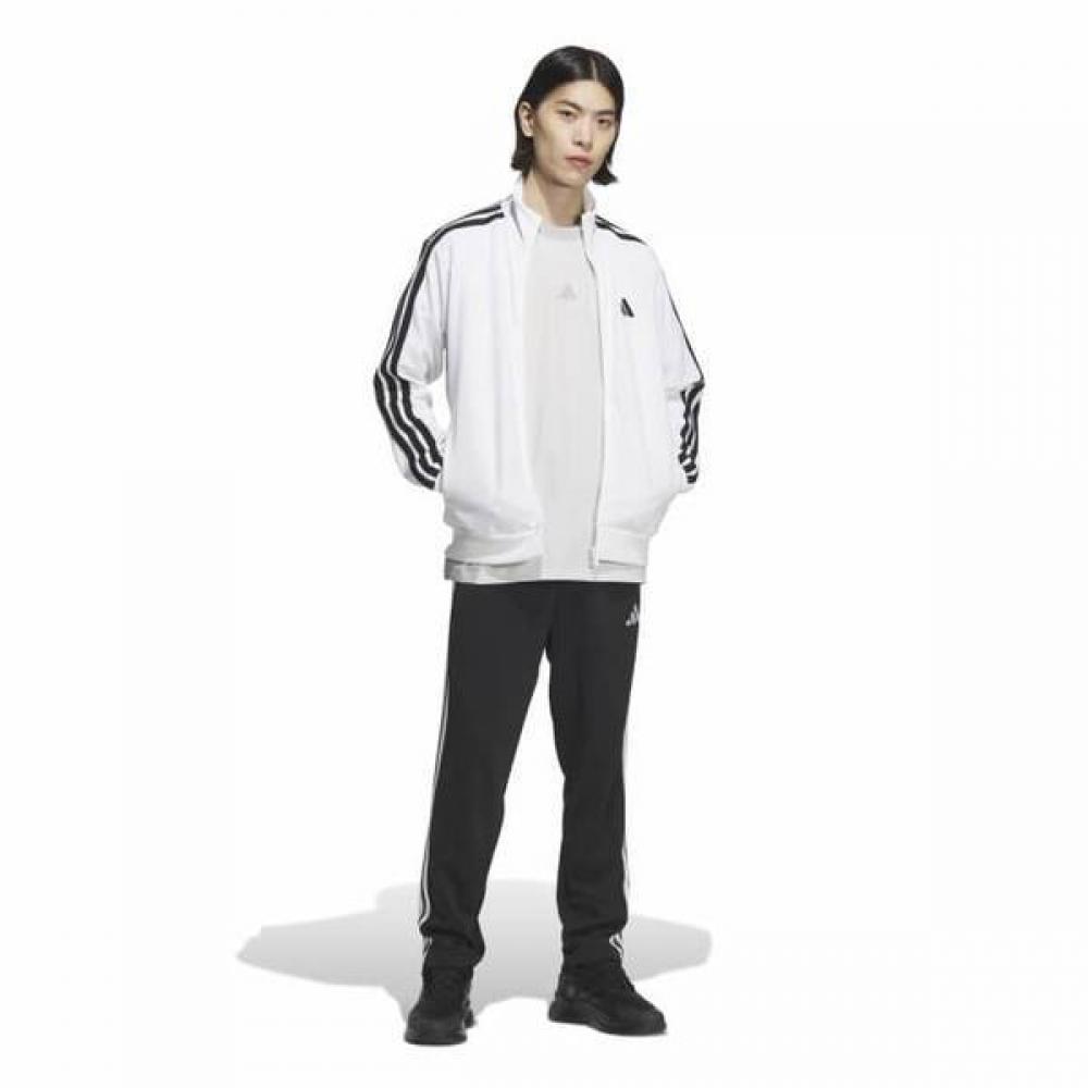 Adidas 3 Stripes Regular Fit Double Knit Track Jacket