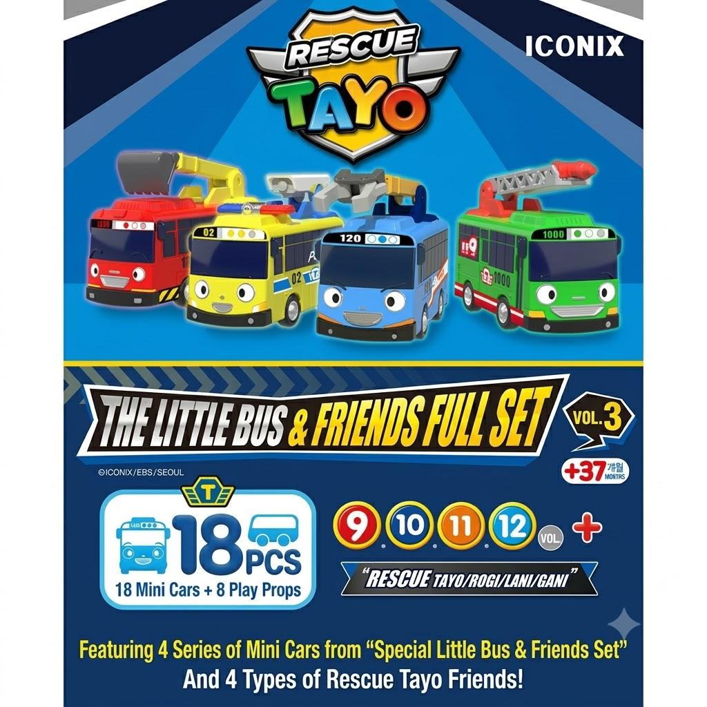 [Tayo] Specjalni Przyjaciele Małe Autobusiki Pełny Zestaw Część 2 (19 jednostek) / Część 3 (18 jednostek)