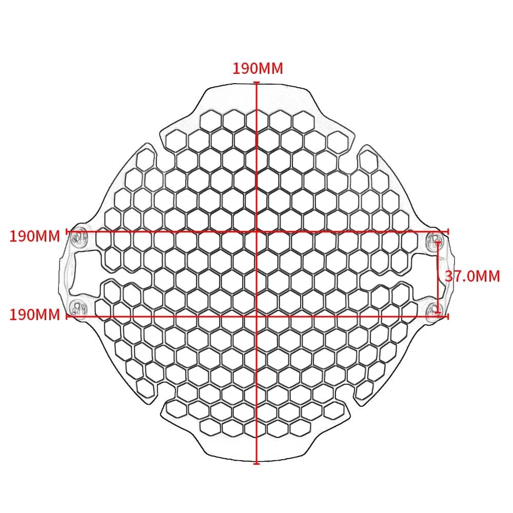 Ochranná mřížka světlometu Kryt světlometu pro Ducati Scrambler Cafe Racer Flat Tracker Pro Full Throttle Urban Enduro