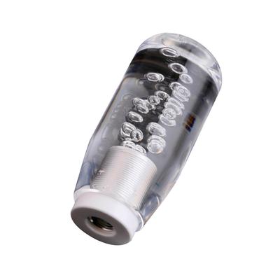 LED-Licht RGB Schaltknauf Stick Crystal Transparent Bubble Gear Shifter10cm/15cm/20cm/25cm/30cm, mehrfarbiger Farbverlauf Schaltknauf Universal