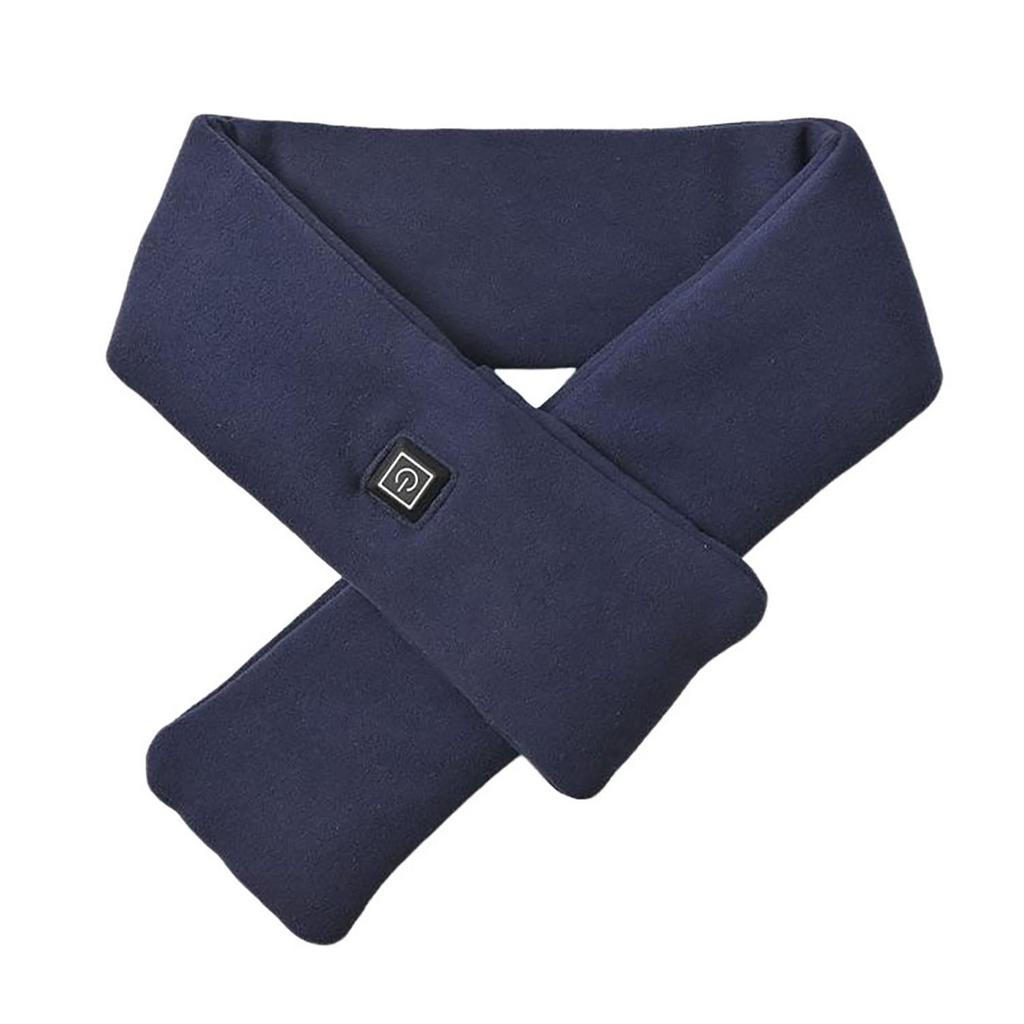 Electric Neck Heating Scarf winter warm Heated Scarfs soft Three-gear Temperature Control Neck Wrap Warmer no battery
