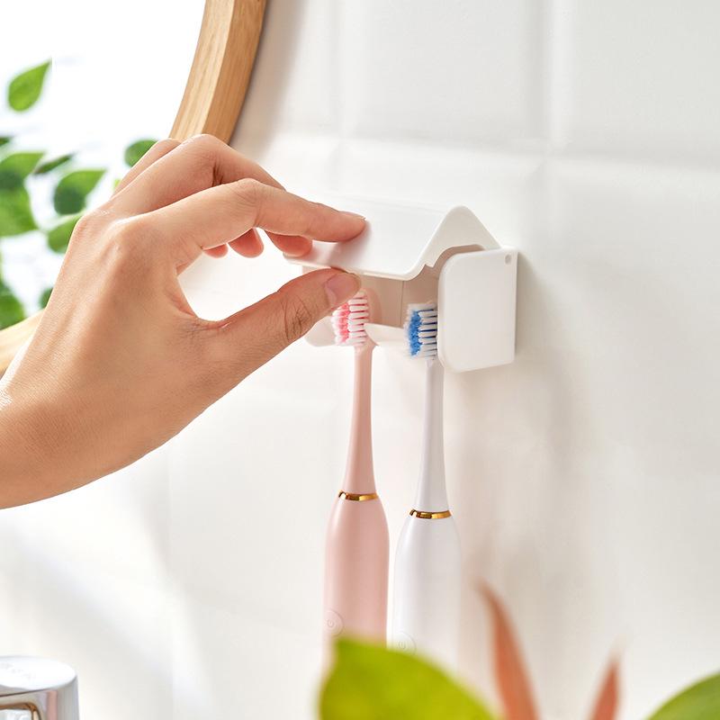 Japan KM.810 Dustproof Double Toothbrush Holder - Simple Design