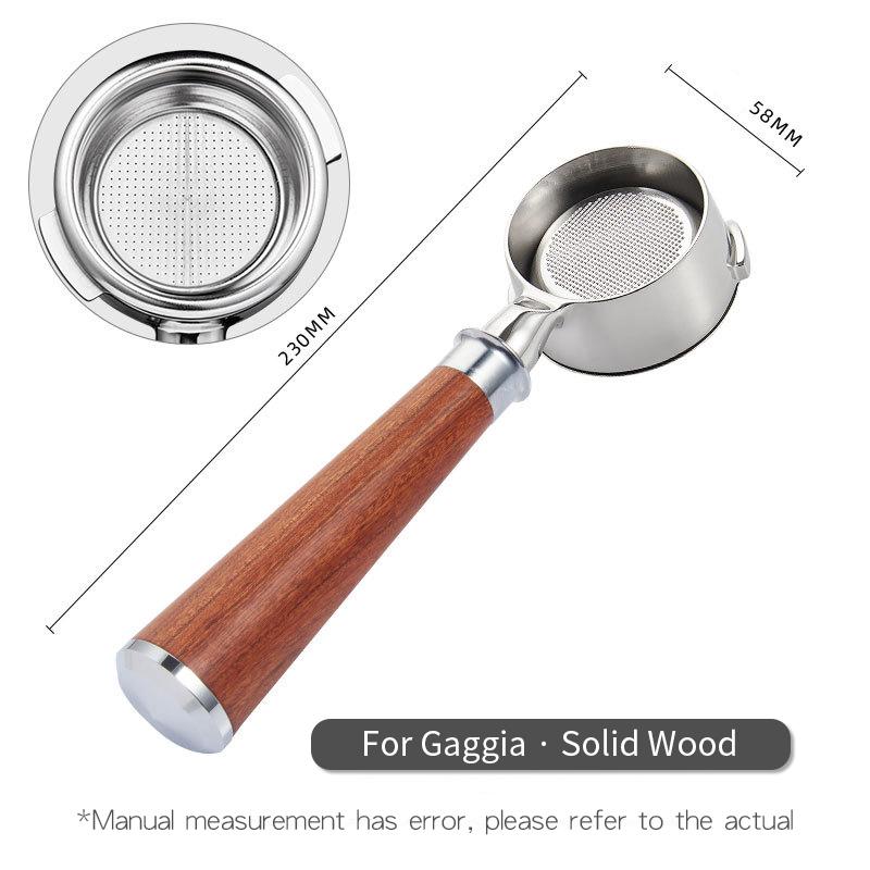 58MM Coffee Bottomless Portafilter for GAGGIA Classic Pro Naked Filter Basket Barista Accessories Espresso Machine Tools Goods