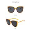Brand Designer Cat Eye Sunglasses Woman Vintage Black Mirror Sun Glasses For Fashion Big Frame Cool Sexy Female Oculos