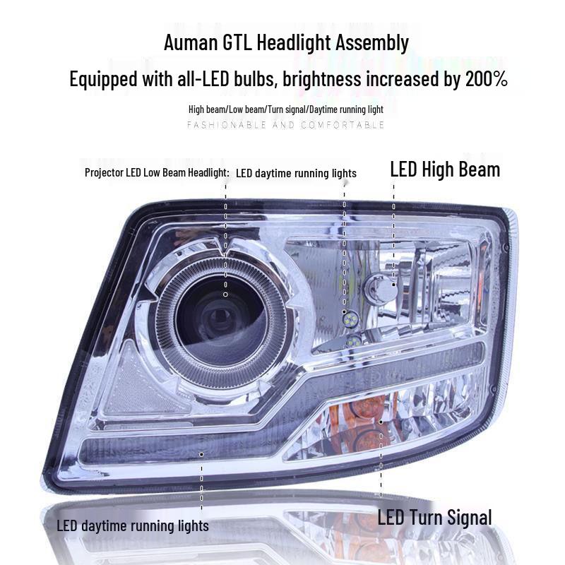 Foton Auman GTL Ultra Bright LED Headlight for Daimler 6 & 9 Series Standard