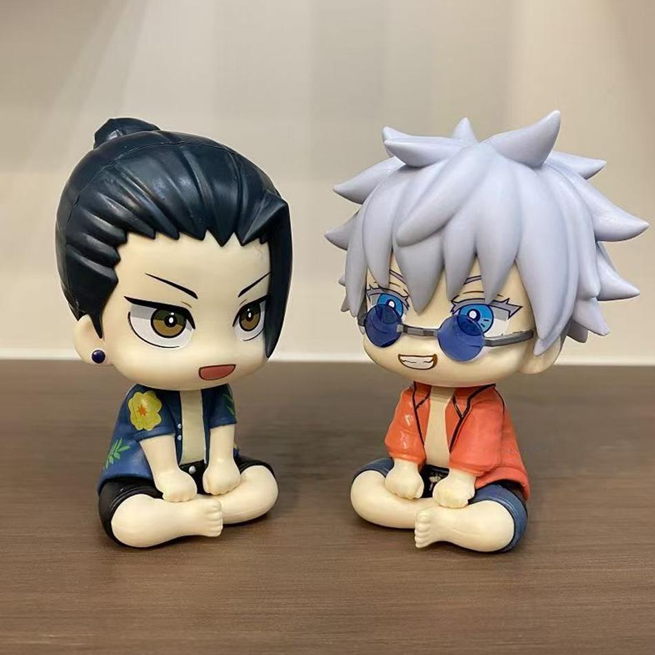 10cm jujutsu kaisen figure suguru geto & gojo satoru action figures anime model statue collection model  toys birthday gifts