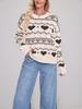 Winter New European and American Women's Love Sweater Pullover, Plus Size Christmas Casual Jacquard Knitwear