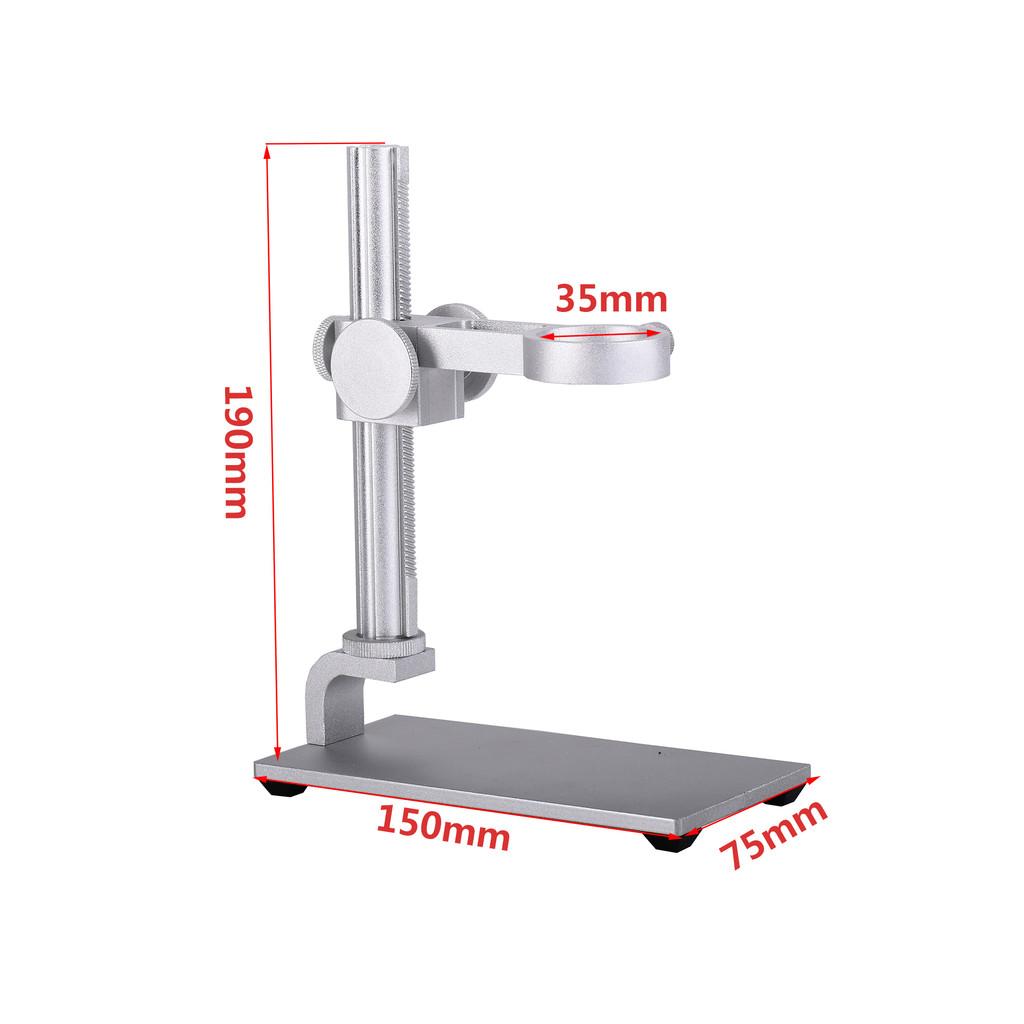 Mini Aluminum Alloy Stand USB Microscope Holder Bracket Small Foothold Table Frame for Microscope Repair Soldering