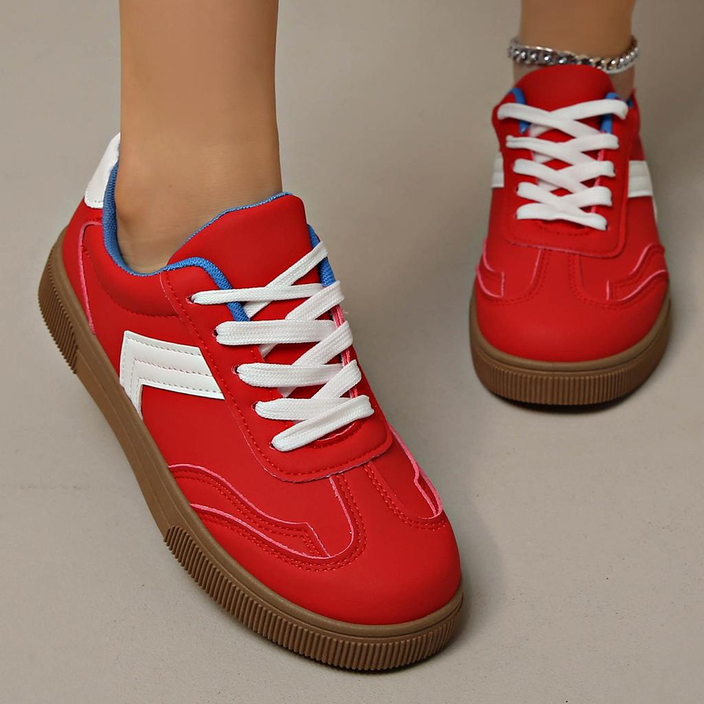 Spring and Autumn Elegant Thick Soled Sports Leisure Shoes Fashionable New Style Comfortable Durable Flat Bottom Women's Shoes