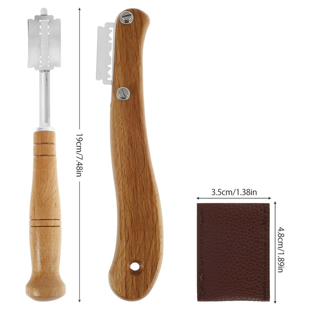 25/12Pcs Bread Cutter Slashing Scoring Tool Stainless Steel Blades Dough Slicer Knife for Kitchen Baking Accessory Bread Trimmer