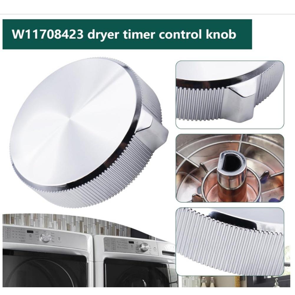 Ersatz für Trockner-Timer-Bedienknopf W11708423 für Marke A MED4500MW0 mit präziser Passform für effizienten Trocknerbetrieb
