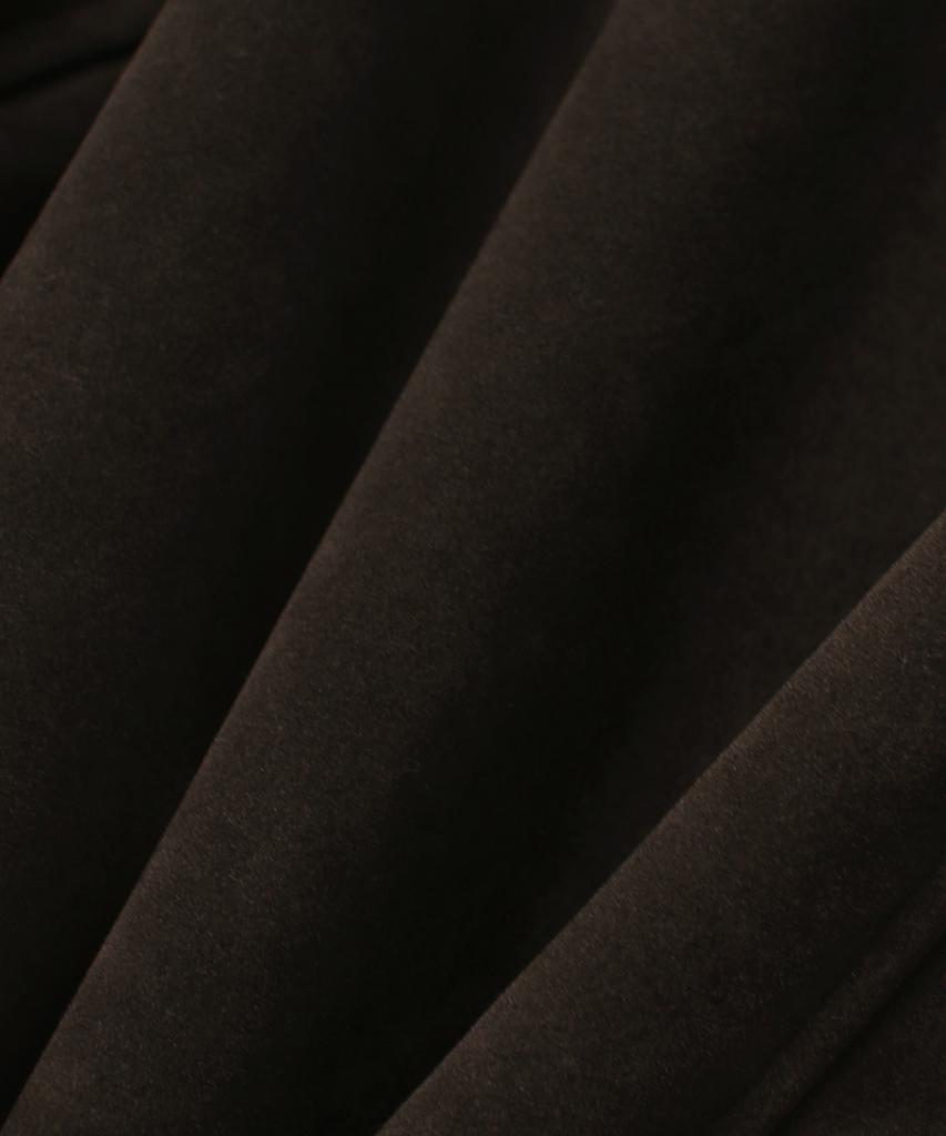 Mood Inside Paneled High Suede Biker Jacket_Brown