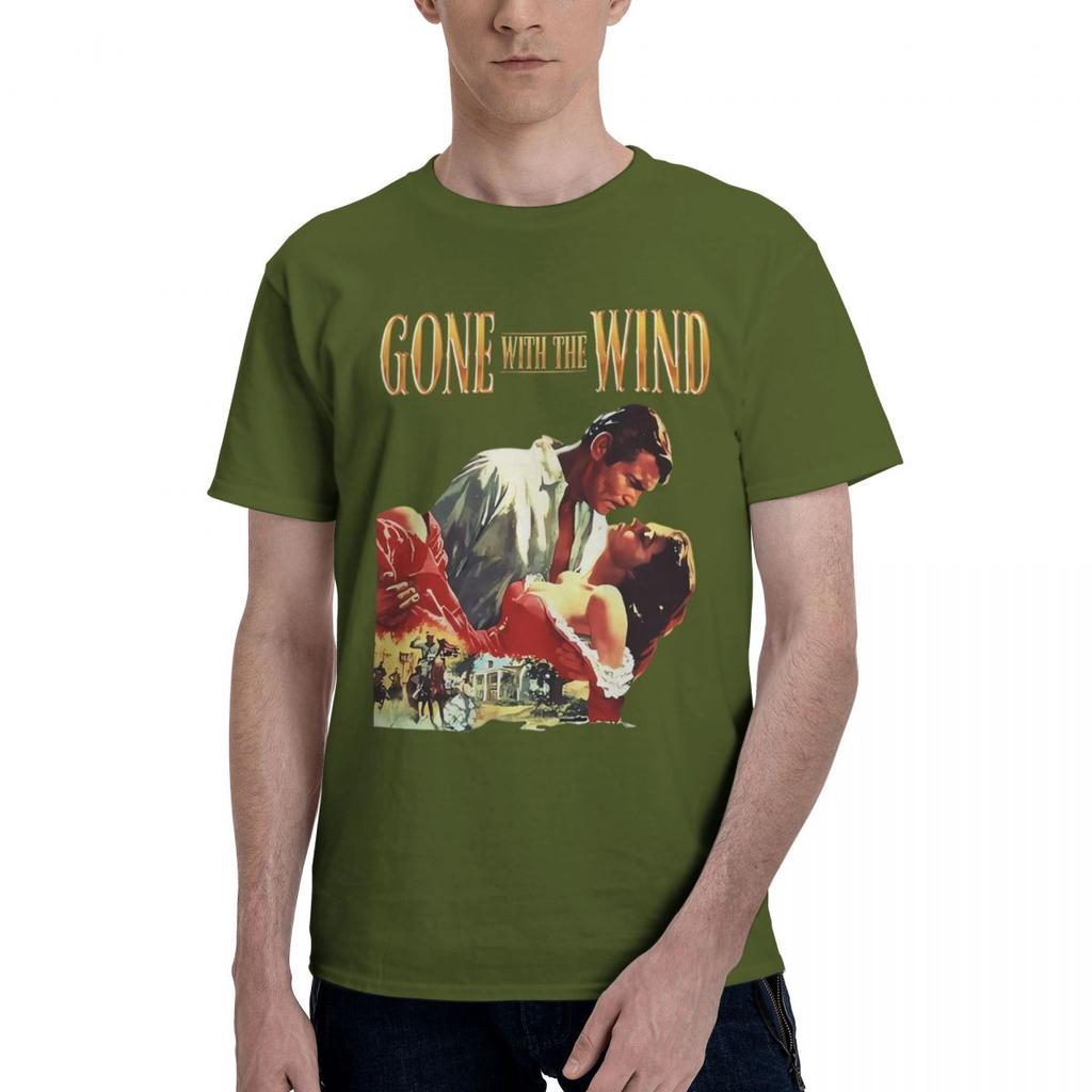 Gone With The Wind 100 Cotton Casual Breathable Confortable T Shirt Funny TShirt For Men Mens Gifts