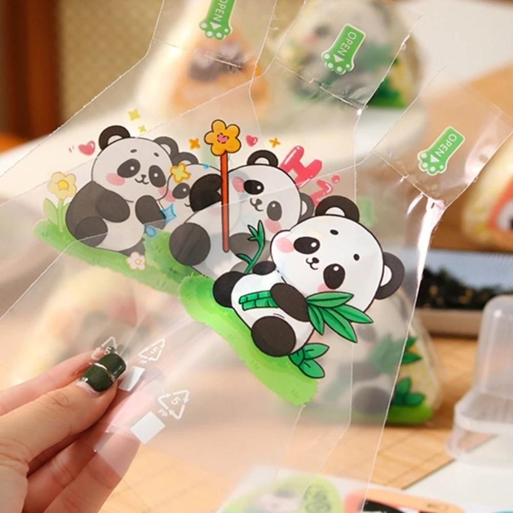 50 Stück Süße Cartoon Dreieck Reisbällchen Verpackungsbeutel Nori Algen Onigiri Wickel Plastiktüten