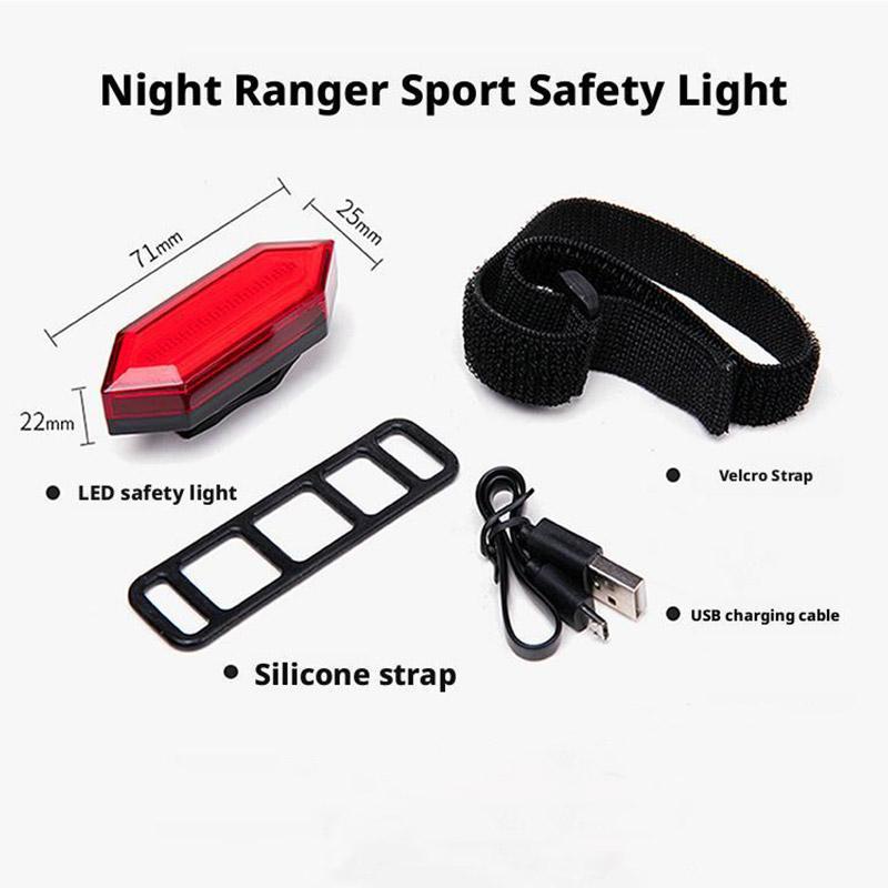 

Waterproof Bicycle Taillight LED Cycling Helmet Warning Safety Light USB Rechargeable Road MTB Red Tail Lamp Bike Accessories 100-300 Lumen& 1000 Mah
