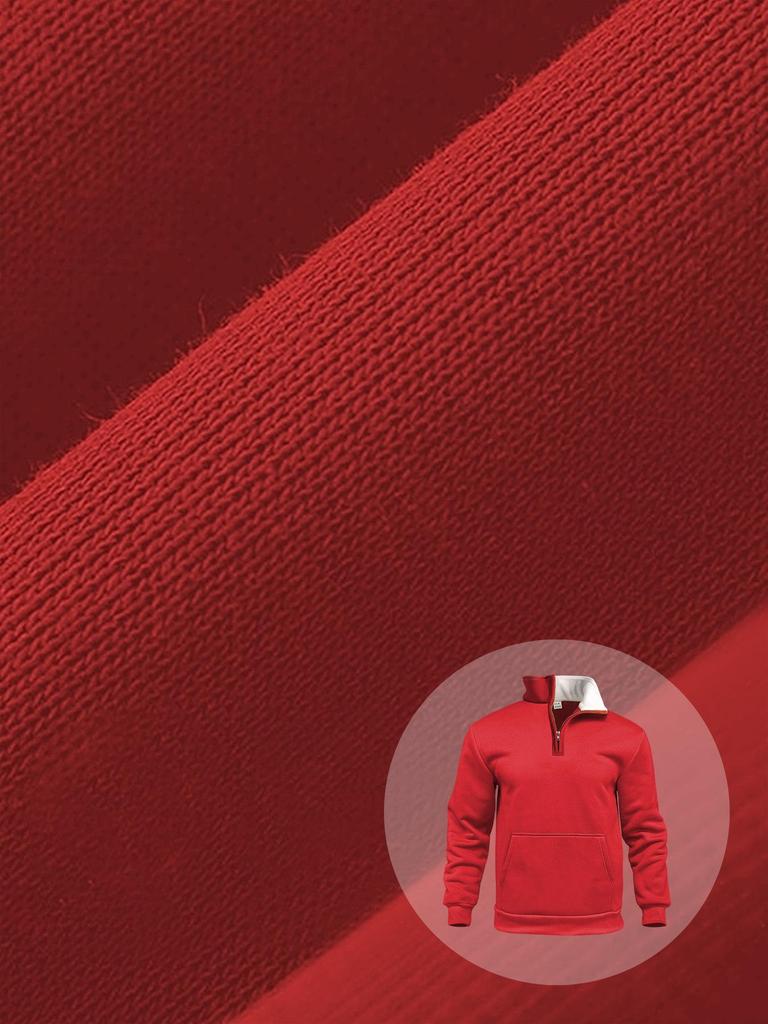 Men's Waffle Knit High Collar Half-Zip Pullover Sweatshirt - Autumn Casual Outdoor Style