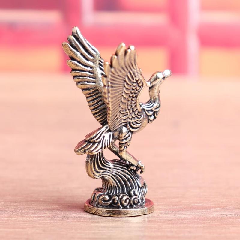 

1Pcs Qingluan Bird An Ancient Divine Beast Figure Home Decor Qingluan Fire Phoenix Retro Decoration Table Craft Ornament 1Pcs