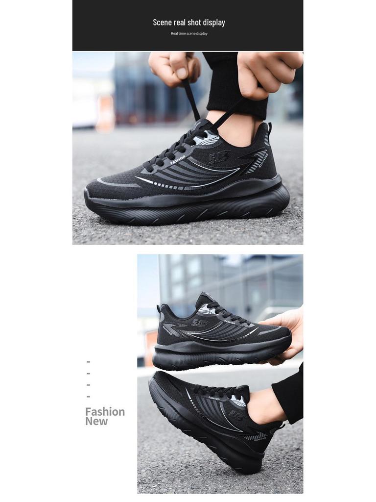 Unisex Leichte Doppel-Mesh Laufschuhe für Alle Jahreszeiten