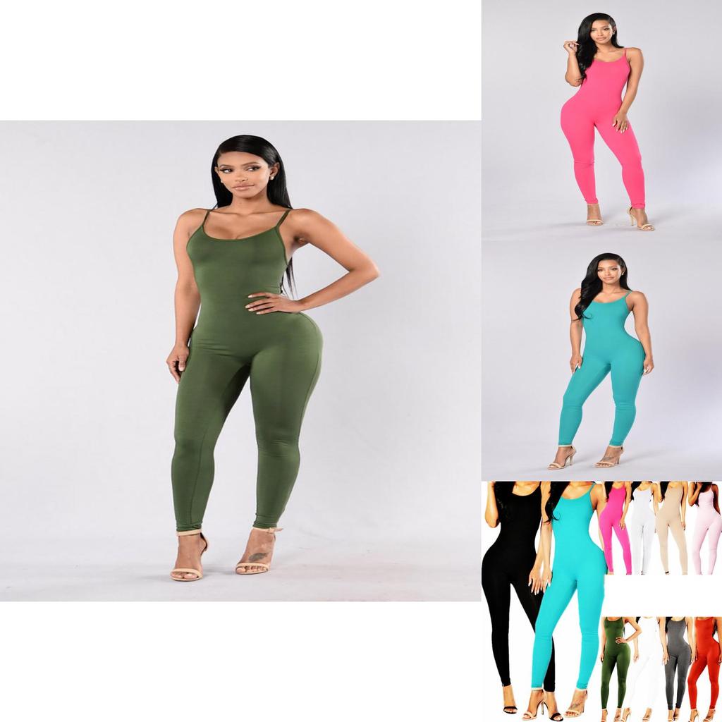 Elegant Women Jumpsuit Romper With Bodycon Fit For Chic Clubwear And Party Nights