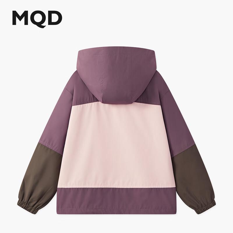 

MQD Boys Color Block Hooded Outdoor Jacket 130cm