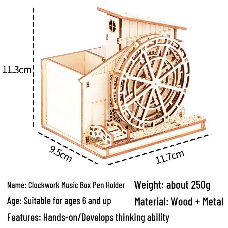 DIY 3D Wooden Puzzle for Kids - Educational Stereo Assembly Toy