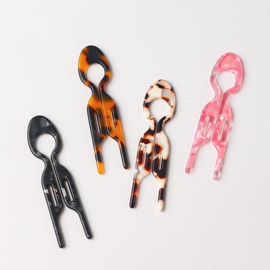 U-förmige Haargabel, leicht, rutschfest, für langes, dickes Haar, Hochsteckfrisur, Dutt, französische Haarnadel, Haar-Styling-Zubehör für Frauen und Mädchen