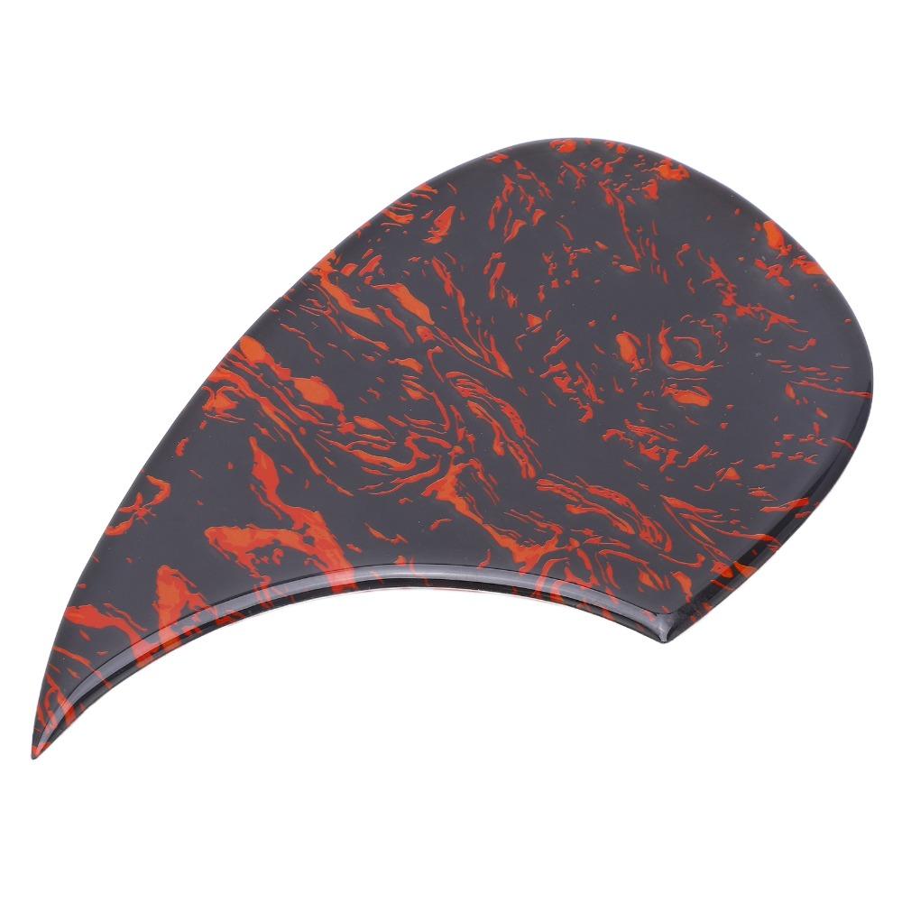 40/41in Size Guitar Pickguard Red Flame Self Adhesive Pickguard For Acoustic Guitars