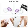 5PCS 2g 3g Empty Small Colorful Covers Clear Plastic Cosmetic Pot Jars with Lids for Face Cream Lip Balm Containers Travel