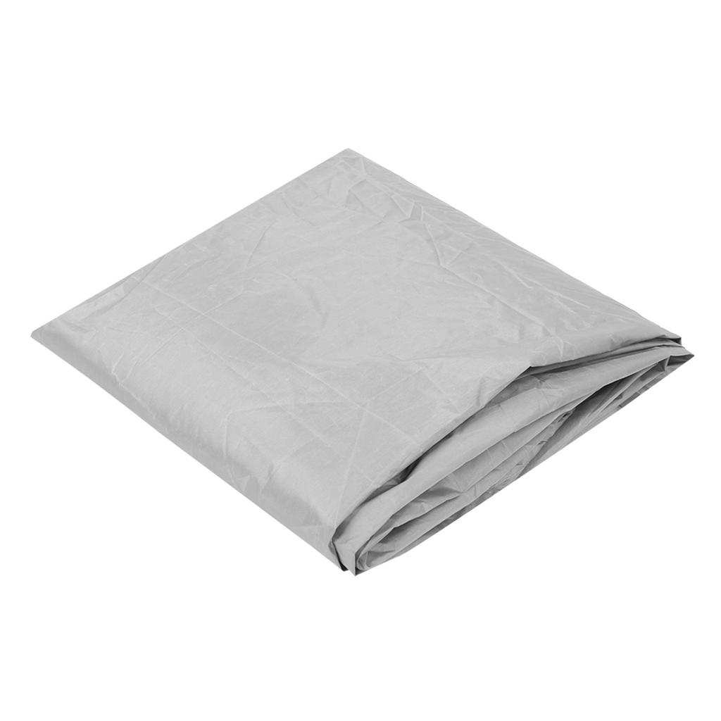 Outdoor Waterproof Dustproof Square Shaped Hot Spring Bathtub Cover Protector 220x220x30cm Gray