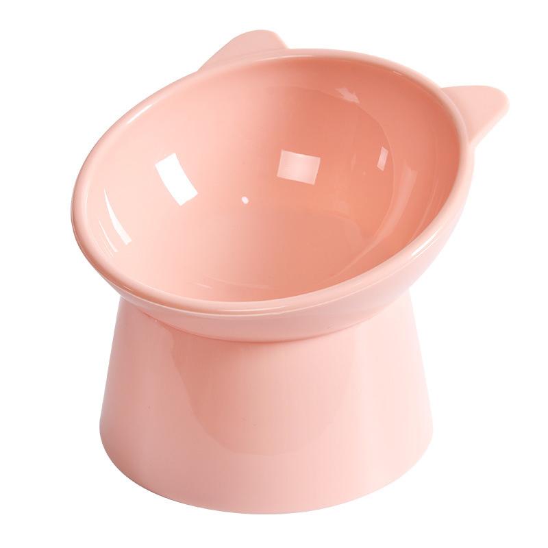 Cat Bowl Premium Foot Dog Bowl Neck Protector Cat Pet Food Water Bowl Anti-tip Binaural Pet Feeding Cat Accessorie Pet Dessert Bowl