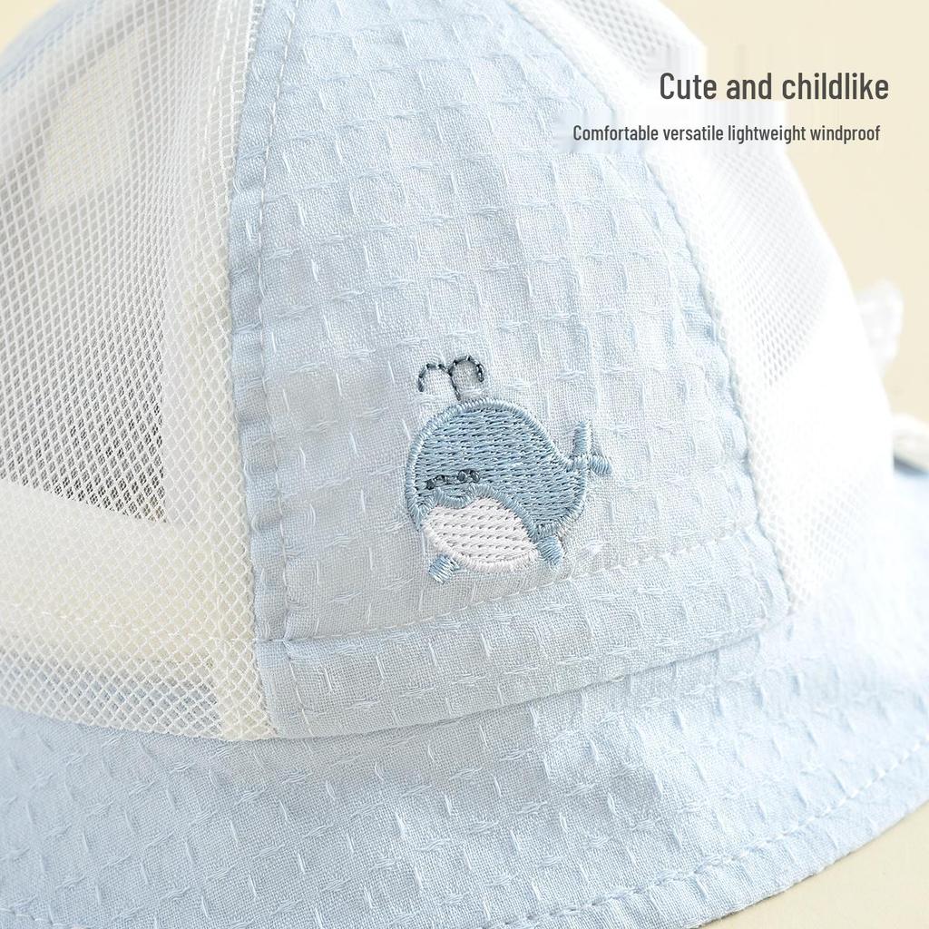 Baby's Cute Whale Sun Protection Bucket Hat