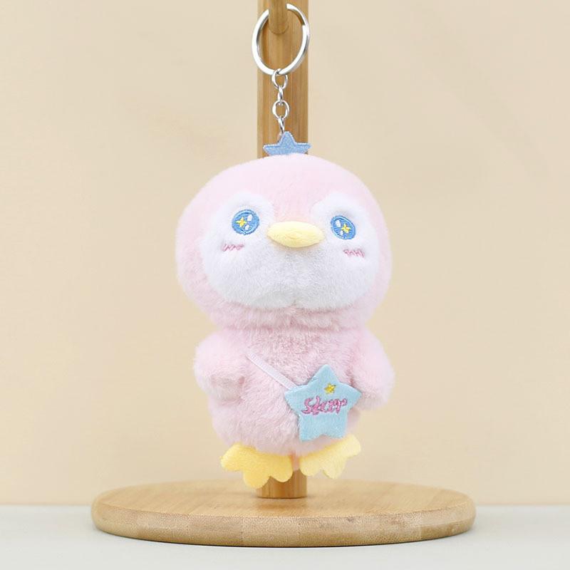 Cute Starry Penguin Plush Toy Keychain Perfect For Backpacks And Handbags