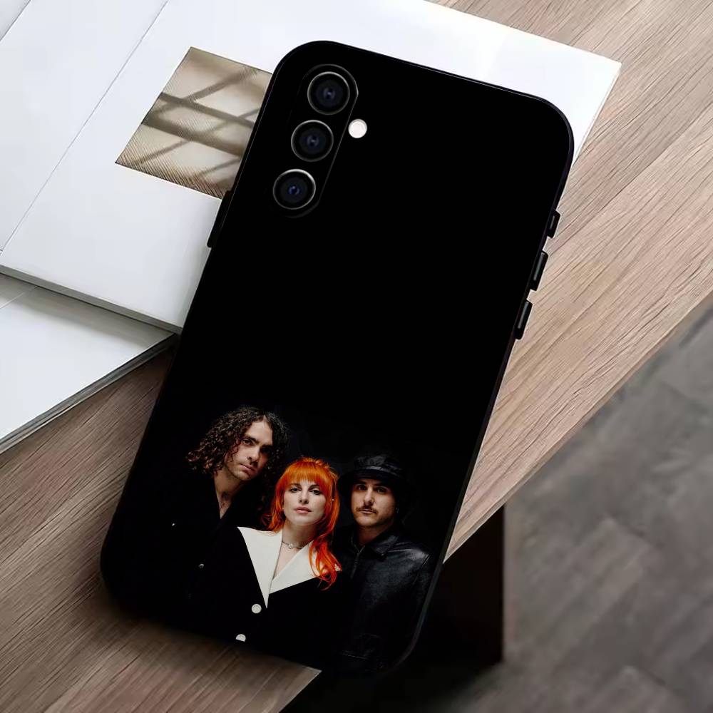 Band P-Paramore  Phone Case For Samsung Galaxy A73,A72,A71,A70,A53,A52,A51,Soft Silicone Black Cover