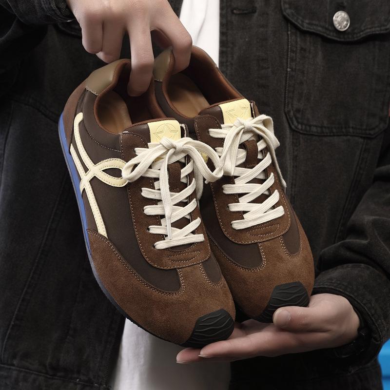 

Retro leather mango head Forrest Gump shoes men s spring new leisure sports training shoes fashion versatile jogging shoes 38