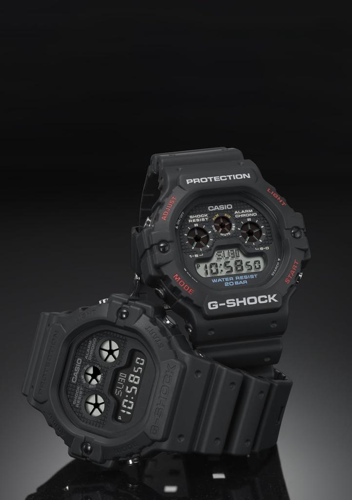 Casio Czarne Zegarek G-Shock DW-5900-1JF Męski