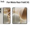 Per Moto Razr Fold 5G Vetro IMAK Pellicola Idrogel Anti-spionaggio 3a Generazione Schermo Principale + Schermo Secondario 1 Set Confezione