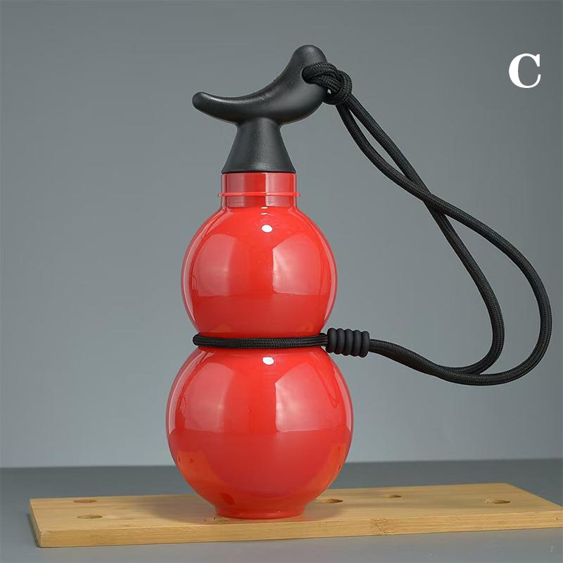 

Бутылка для воды из тыквы 730 мл, большая емкость для фитнеса, бутылка для воды из тыквы в китайском стиле в стиле ретро, бутылка для воды из тыквы