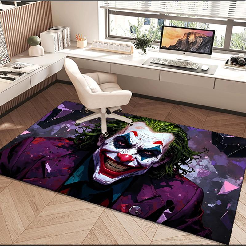 Clown Area Rug Suitable for Indoor And Outdoor,Carpets for Playroom, Homes, Offices, Living Rooms,Home Decor,Christmas Fan Gift