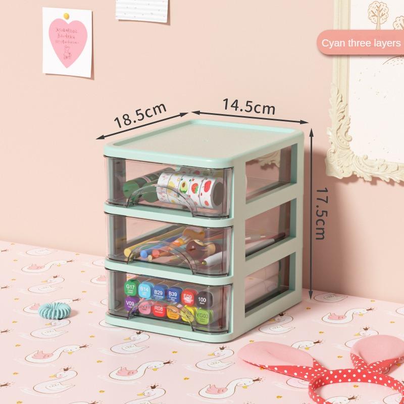 Multi-Layer Desktop Drawer Storage