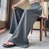 Spring Summer  Lady Korean Solid High Waist Pants Girls Wide Leg Suit Trousers Women Slim Fit Comfortable Daily Slacks