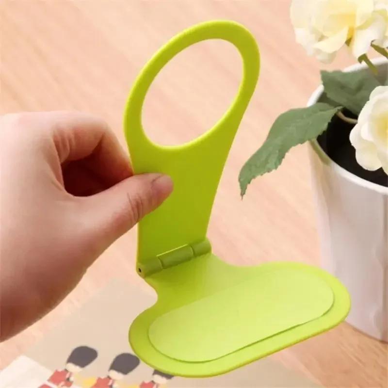 2 Pack Foldable Cell Phone Charging Stand Holder Monopod Tripod Support Phone Hook Random Color