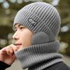 Woolen Hat for Men In Winter Windproof Large Brim Warm and Cold Hat New Knitted Hat Autumn and Winter Cold Proof Hat for Men