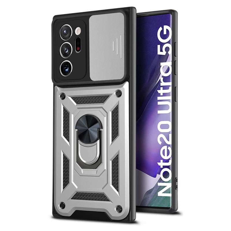 Suitable for Samsung A72 Sergeant Ring Bracket Mobile Case S21FE Swing Arc Window Car Magnetic Suction Case