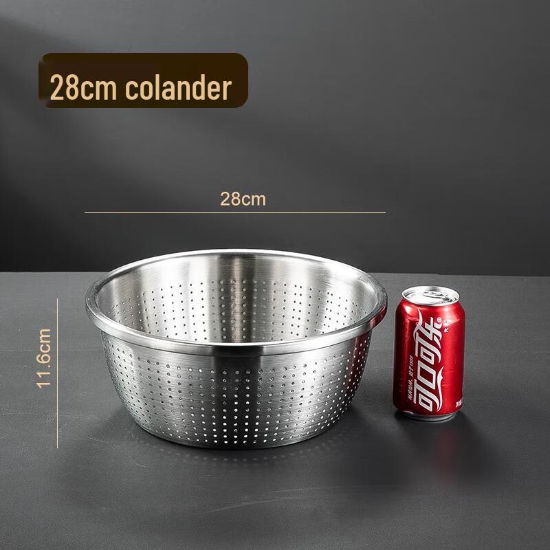 HANDUNYOU Extra Thick 304 Stainless Steel Mixing & Washing Bowl