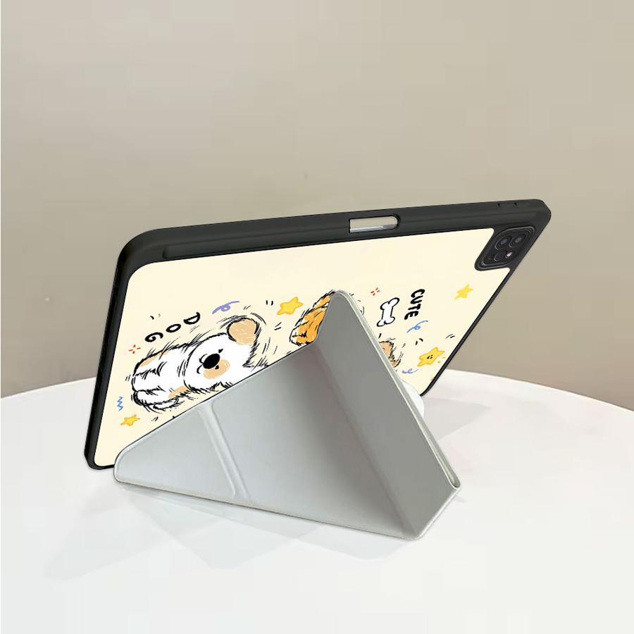 Happy Dog Tablet Case For iPad Air 4 5 M3 M2 1 2 M4 11inch Mini 6 7 Pro 11th 10th 9th 8th 7th 12.9inch Pro 2025 Holder Cover