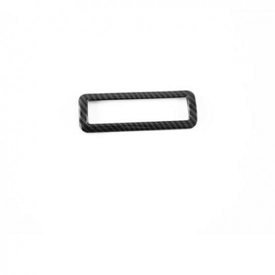 For Toyota bZ4X 2022 2023 2024 Carbon Fiber Headlight Button Switch Cover Trim