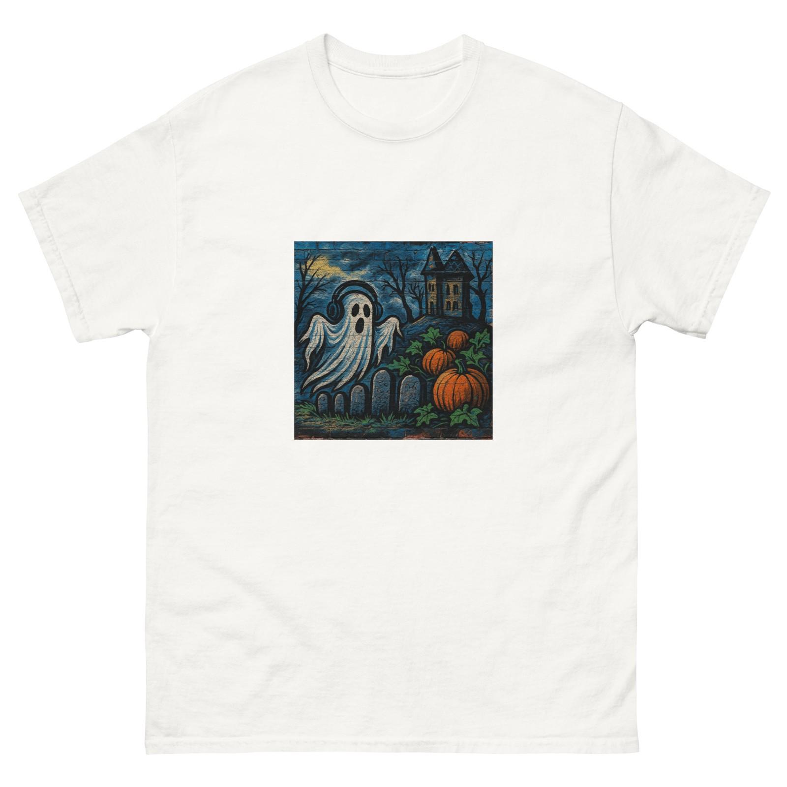 Halloween Ghost DJ Unisex classic tee S разноцветный