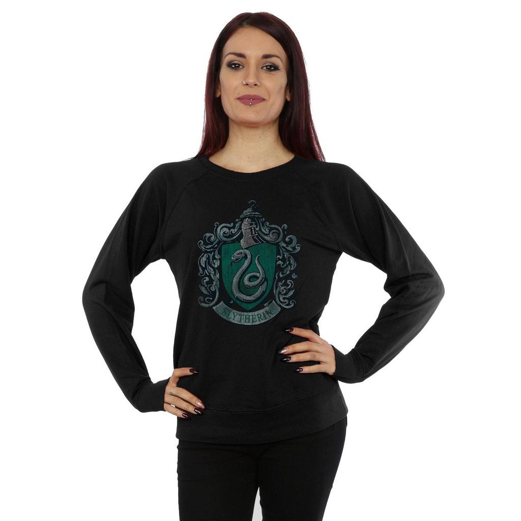 Harry Potter Womens/Ladies Slytherin Cotton Sweatshirt